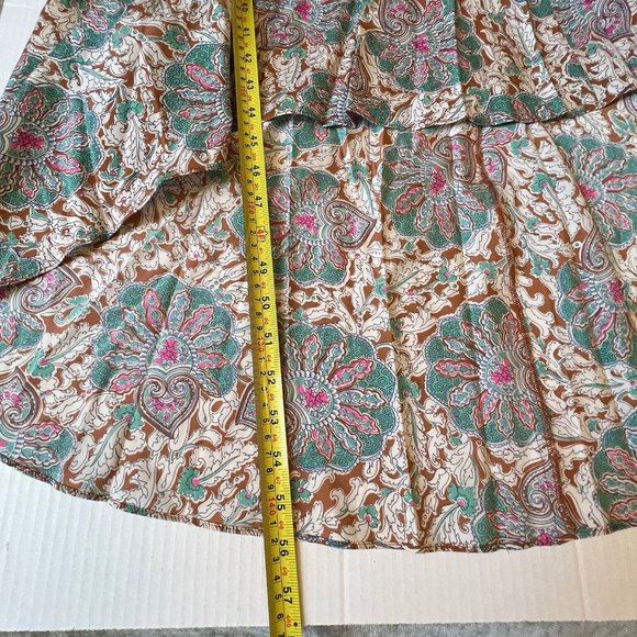 Veronica Beard Sz 14 Aldana Ruched Paisley Midi-Dress NWT $698 - Picture 12 of 16